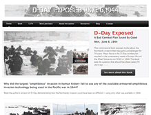 Tablet Screenshot of dday-exposed.com
